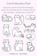 Load image into Gallery viewer, Knitted Bliss Stick and Stitch Pack - Cats or Dogs
