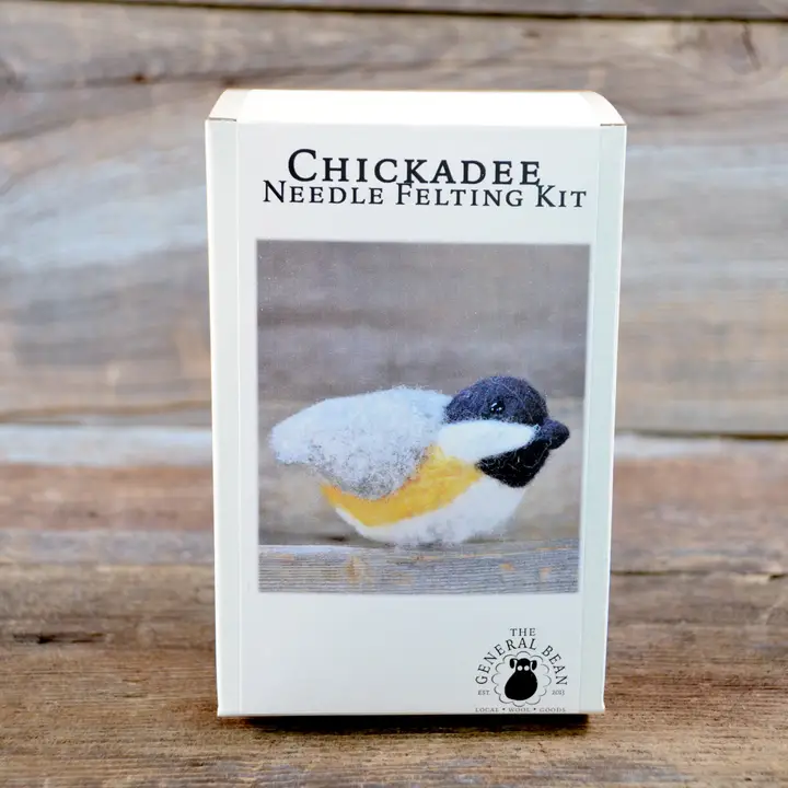 Chickadee Needle Felting Kit