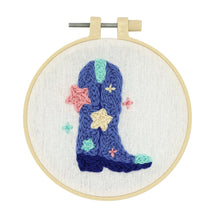 Load image into Gallery viewer, Cowboy Mini Punch Needle Kit
