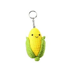 Load image into Gallery viewer, Mini Corn Key Ring Crochet Kit
