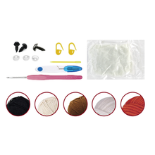 Load image into Gallery viewer, HEART HEDGEHOG DIY CROCHET KIT
