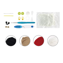 Load image into Gallery viewer, GINGERBREAD MAN DIY CROCHET KIT
