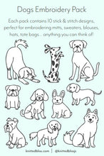 Load image into Gallery viewer, Knitted Bliss Stick and Stitch Pack - Cats or Dogs
