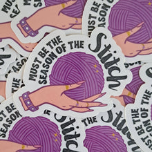 Load image into Gallery viewer, Season of The Stitch Sticker | Halloween Witchy Crafter
