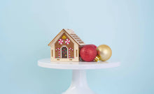 Load image into Gallery viewer, 3D gingerbread house kit by Canadian Stitchery
