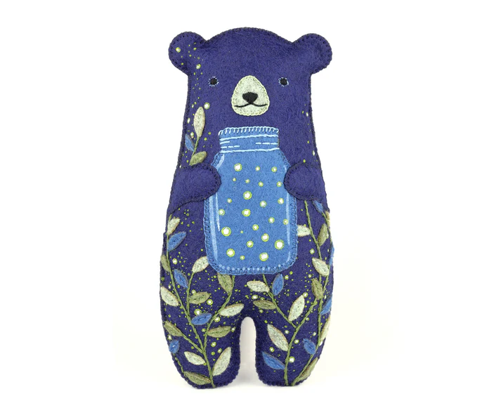 Keeper Bears - Embroidered Felt Doll Kits by Kiriki Press