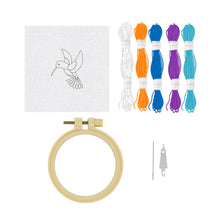 Load image into Gallery viewer, Hummingbird Cross Stitch Kit
