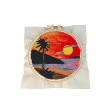 Load image into Gallery viewer, Island Sunset Needle Felting Kit
