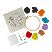 Load image into Gallery viewer, Island Sunset Needle Felting Kit
