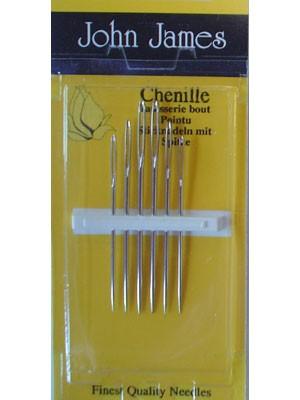 Chenille embroidery needles by John James