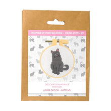 Load image into Gallery viewer, Mittens Kitty Cross Stitch Kit
