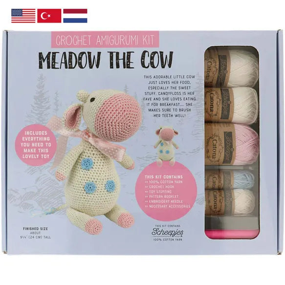 Meadow the Cow Amigurumi Kit