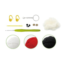 Load image into Gallery viewer, Mini Mushroom Key Ring Crochet Kit
