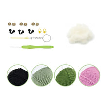 Load image into Gallery viewer, Peas In A Pod Key Ring Diy Crochet Kit
