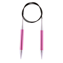 Load image into Gallery viewer, 100 cm/40&quot; Length, Knitter&#39;s Pride Zing circular needles 2.25mm-12mm
