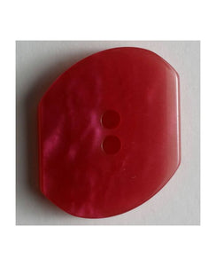 irregular rectangle 2-hole polyamide button - Size: 20 mm