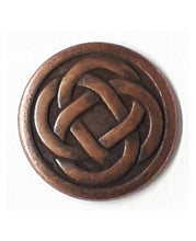 Load image into Gallery viewer, Metal Celtic Knot with shank - 2 sizes in metal by Dill Button
