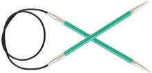 Load image into Gallery viewer, 80 cm/32&quot; Length, Knitter&#39;s Pride Zing circular needles 2.25 mm-10 mm
