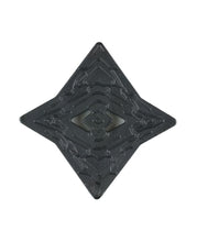 Load image into Gallery viewer, Polyamide button with 2 holes - 4 point star shape - 32 mm &amp; 25 mm by Dill Buttons
