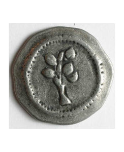Round metal 25 mm with shank by Dill Button