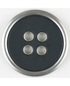 30 mm Round metal & acrylic Dill Buttons