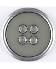 Load image into Gallery viewer, 30 mm Round metal &amp; acrylic Dill Buttons
