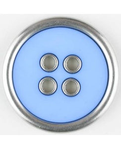 30 mm Round metal & acrylic Dill Buttons