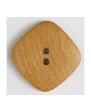 Load image into Gallery viewer, Different Shaped Wood button 2 holes, Size: 45mm by Dill Buttons
