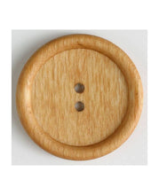 Load image into Gallery viewer, Different Shaped Wood button 2 holes, Size: 45mm by Dill Buttons
