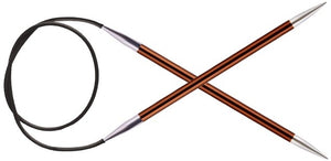 80 cm/32" Length, Knitter's Pride Zing circular needles 2.25 mm-10 mm