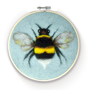 Bee in a Hoop Needle Felting Kit