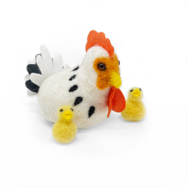 Hens & Chicks Needle Felting Kit