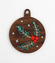 Load image into Gallery viewer, Wood Ornament Embroidery Kit by Kiriki Press
