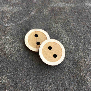 Wood Button 0.75" Collection